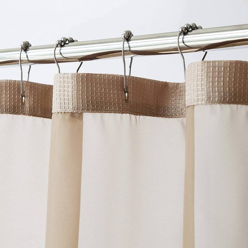 Porch & Den Roycroft Hotel Shower Curtain with Detachable Liner