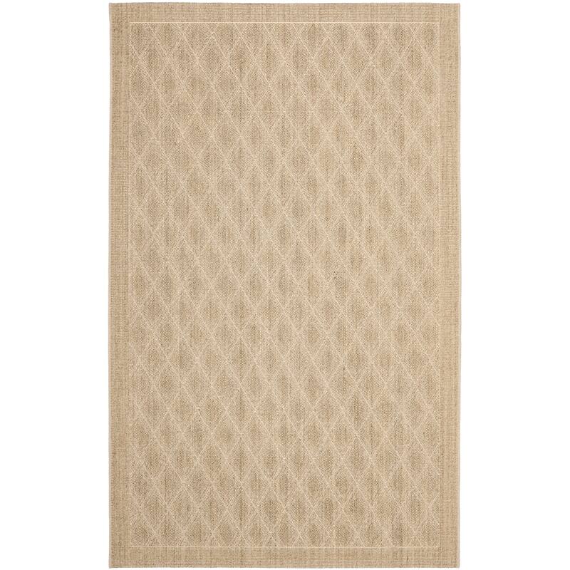 SAFAVIEH Palm Beach Tadako Trellis Sisal/ Jute Rug
