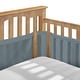 preview thumbnail 10 of 9, BreathableBaby Breathable Mesh Liner for Full-Size Cribs, Deluxe 4mm Mesh (Size 4FS Covers 3 or 4 Sides) - N/A Blue Haze
