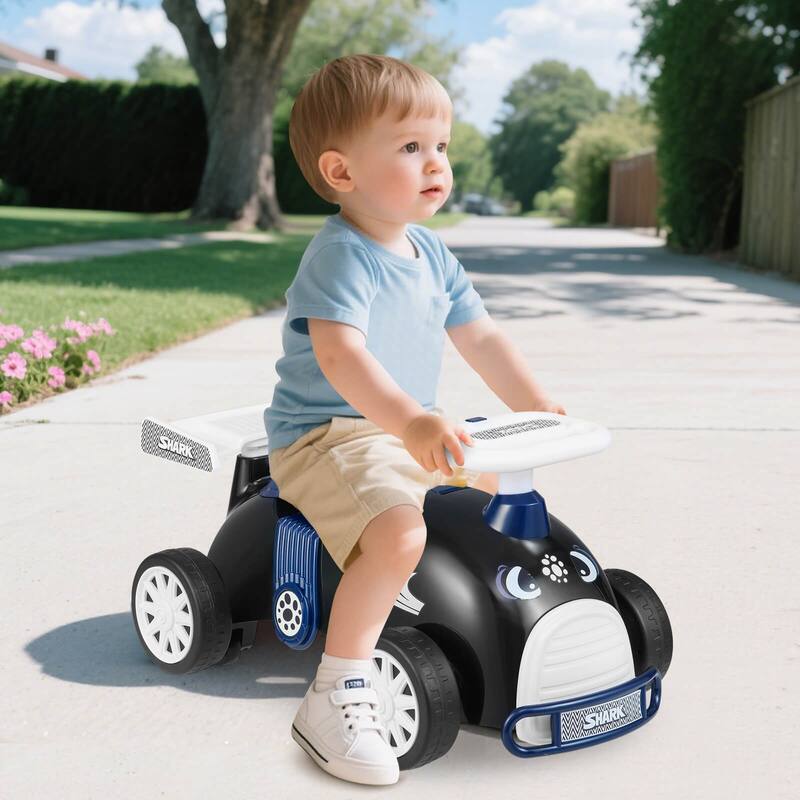 Costway Kids Ride On Push Car with Music Under-Seat Storage Universal