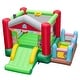 preview thumbnail 2 of 6, 4-in-1 Inflatable Bounce House with Basketball Hoop and 480W Blower - 10.9 ft x 10.7 ft x 6.9 ft