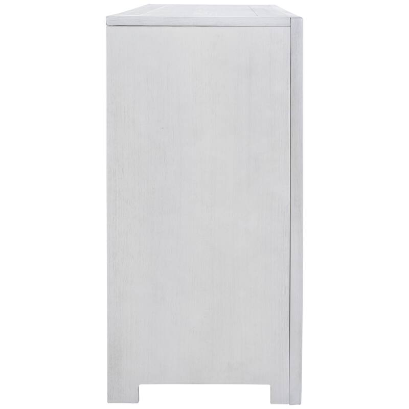 Medieval Accent Storage Cabinet, MDF Construction with Adjustable Shelves