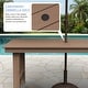 preview thumbnail 82 of 94, 6-Piece HDPE Outdoor Dining Table Sets with Umbrella Hole - 1-Table 4-Chairs-1-Bench