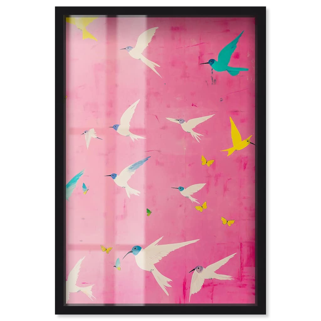 Soaring Sorbet Shadowbox by Art Remedy