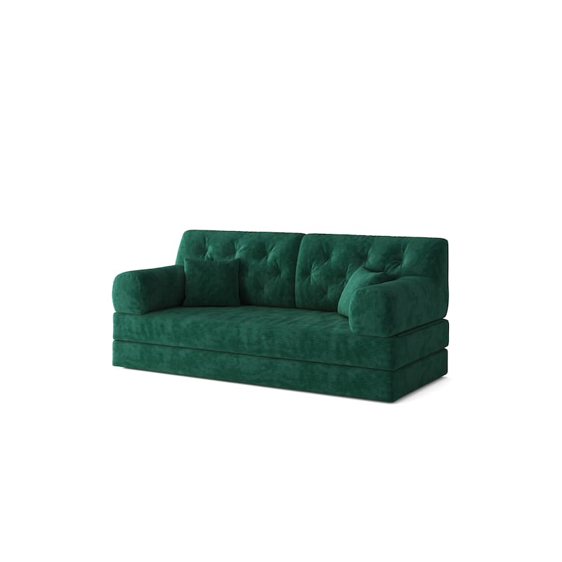 Modular Sofa, Convertible Pudding Block Sofa, Floor-Standing Sofa Bed With Armrests And Comfortable Sofa Bed
