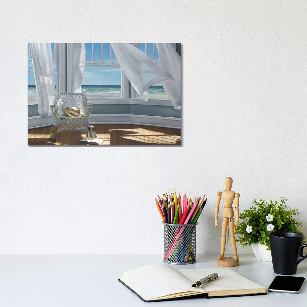 iCanvas "Gentle Reader" by Karen Hollingsworth Canvas Print