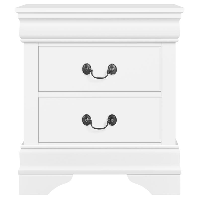 Yaheetech Modern 2-drawer Classic Nightstand Painted Bedside Table with Storage