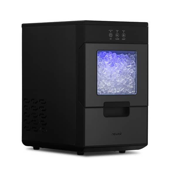 Newair 26 lbs. Countertop Ice Maker, Matte Black Portable and