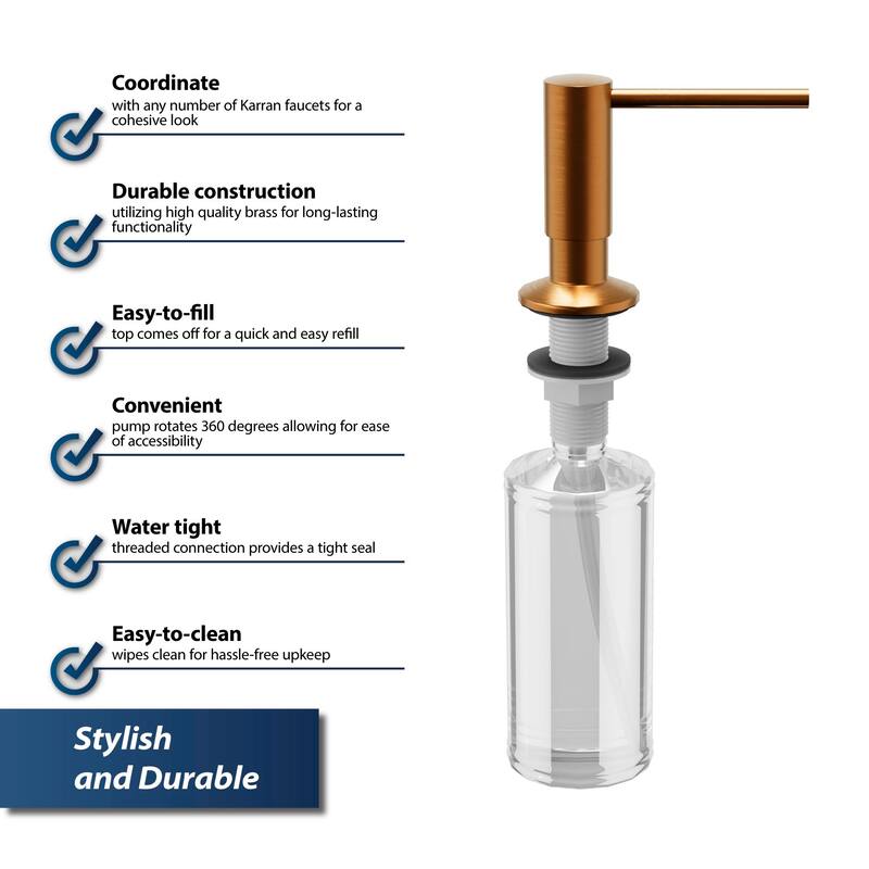 Karran SD35 Kitchen Soap/Lotion Dispenser