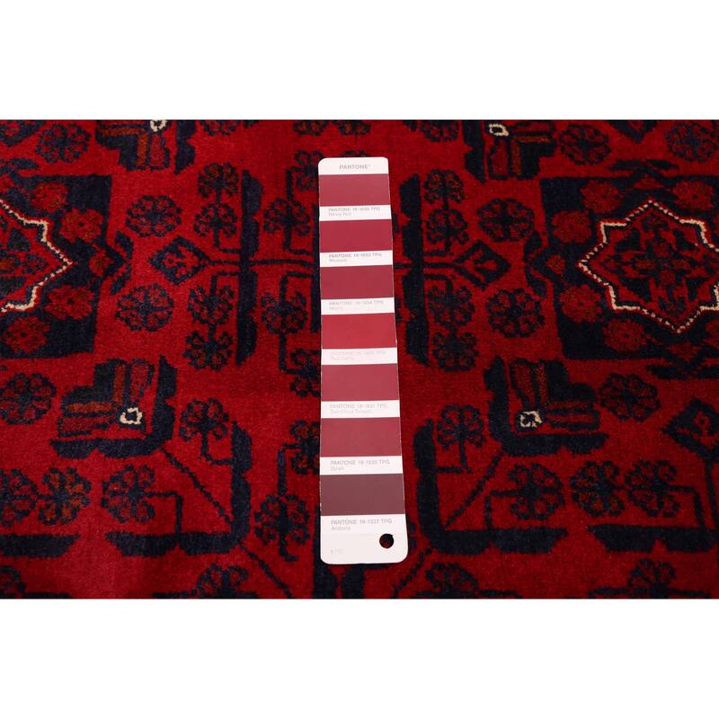 ECARPETGALLERY Hand-knotted Finest Khal Mohammadi Red Wool Rug - 6'8 x 10'2