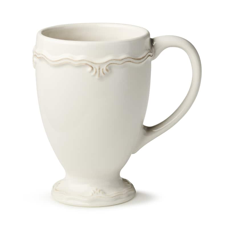 Certified International Heritage Scroll 12 oz. Mugs,Set of 4 - 5.125"W x 3.375"D x 5"H