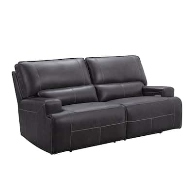 Abbyson Matera Top Grain Leather Power Reclining Sofa