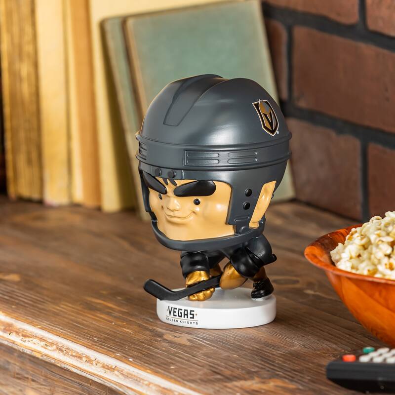 NHL Team Lil Big Head Resin Indoor/Outdoor Garden Desk Statue - Las Vegas Golden Knights