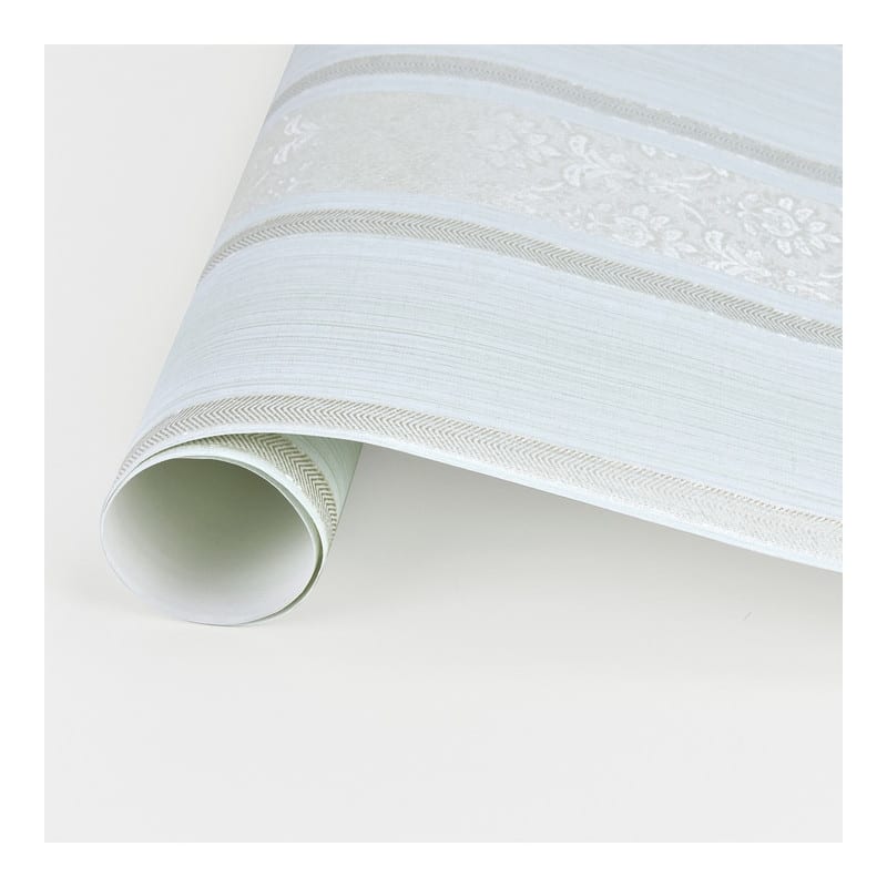 Advantage Mackenzie Mint Stripe Wallpaper - 21 x 396 x 0.025