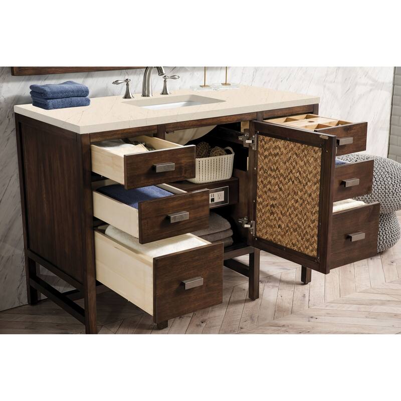 James Martin Vanities Addison 48" Single Basin Hardwood Vanity Set