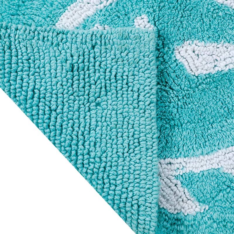Southern Tide Skipjack Reversible Cotton Bath Rug