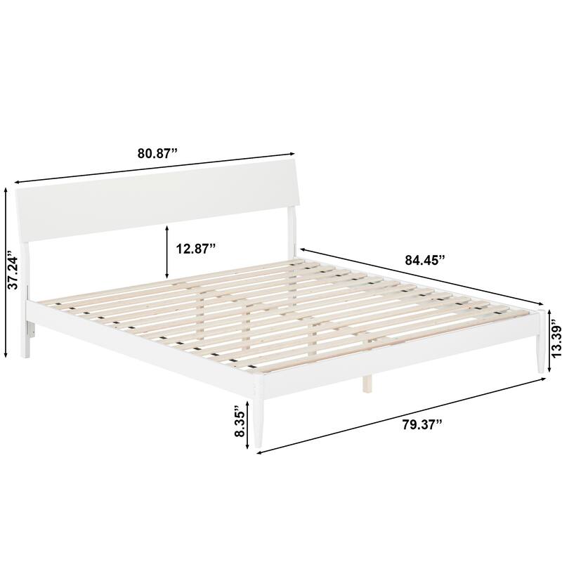 Bradford Platform Bed with Adjustable Headboard