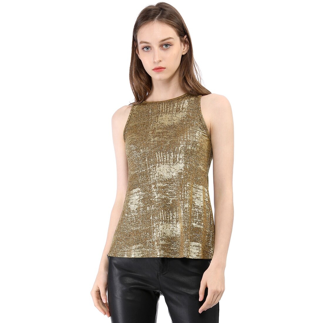 shimmer tank top