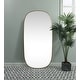preview thumbnail 9 of 9, Elegant Lighting MR2B3060 Brynn 30" W x 60" H Oval Framed Bathroom