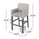 preview thumbnail 27 of 32, Armga Fabric and Rubberwood 30.5 inch Barstools (Set of 2) by Christopher Knight Home