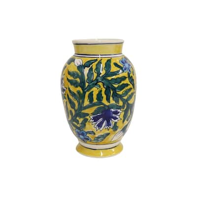 Home&Manor Classic Ceramic Vase Multicolor