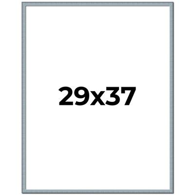 29x37 Frame Rustic Sky Blue Solid Wood Picture Frame | 0.75 Inch