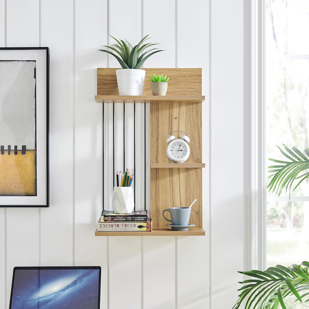 Danya B. Seville Dynamic Utility Ledge Wall Shelf