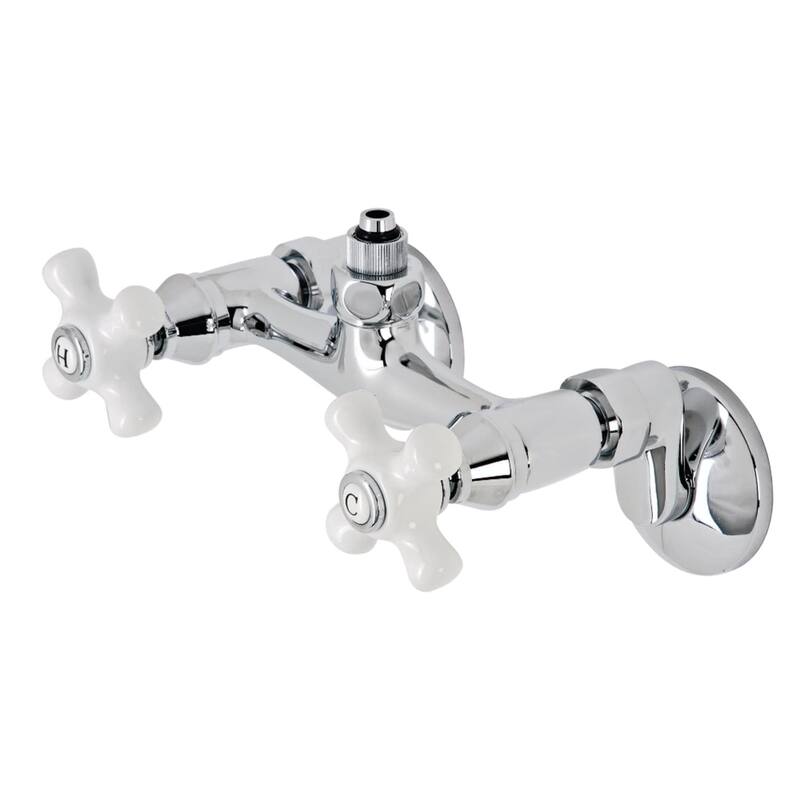 Kingston Brass CC213.PX Vintage Wall Mounted Tub Filler - Polished Chrome
