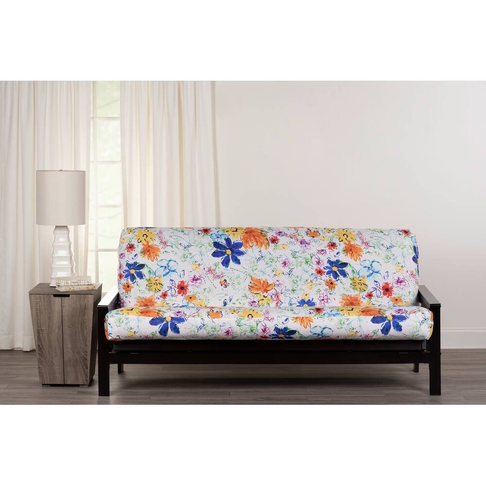 Modern Meadow Floral Full Size Futon Cover