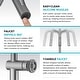 preview thumbnail 32 of 165, Kraus Urbix Industrial Solid Brass Kitchen Faucet