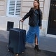 preview thumbnail 12 of 18, ELLE Louvre 2 Piece Expandable Polycarbonate Spinner Luggage Set