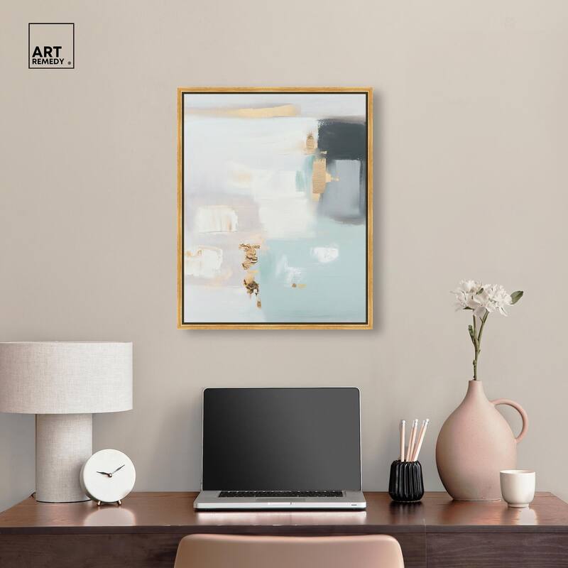 Misty Luxe I Canvas by Art Remedy