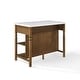 preview thumbnail 12 of 16, Crosley Roselyn Faux Marble Top Sit At Kitchen Island