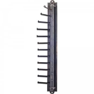 Hardware Resources Twelve Hook Swivel Arm Vertical Tie Rack