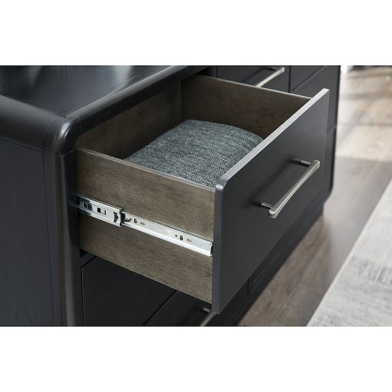 Signature Design by Ashley Rowanbeck Black Chest of Drawers