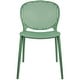 preview thumbnail 48 of 56, Modern Plastic Garden Patio Indoor or Outdoor Dining Stackable Chair UV Protected Armless With Dot Back Surf