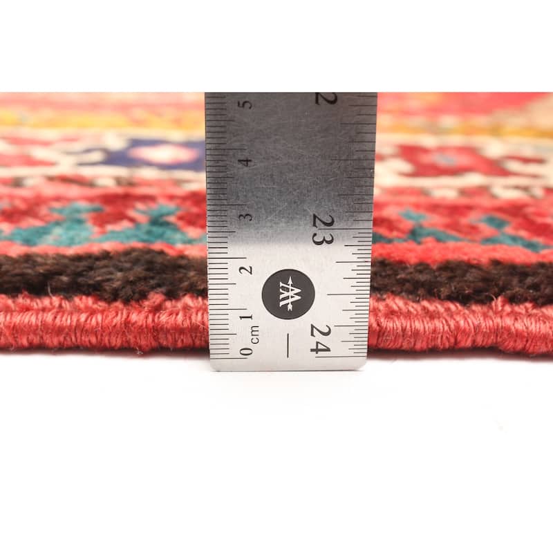 ECARPETGALLERY Hand-knotted Konya Anatolian Red Wool Rug - 3'10 x 11'6