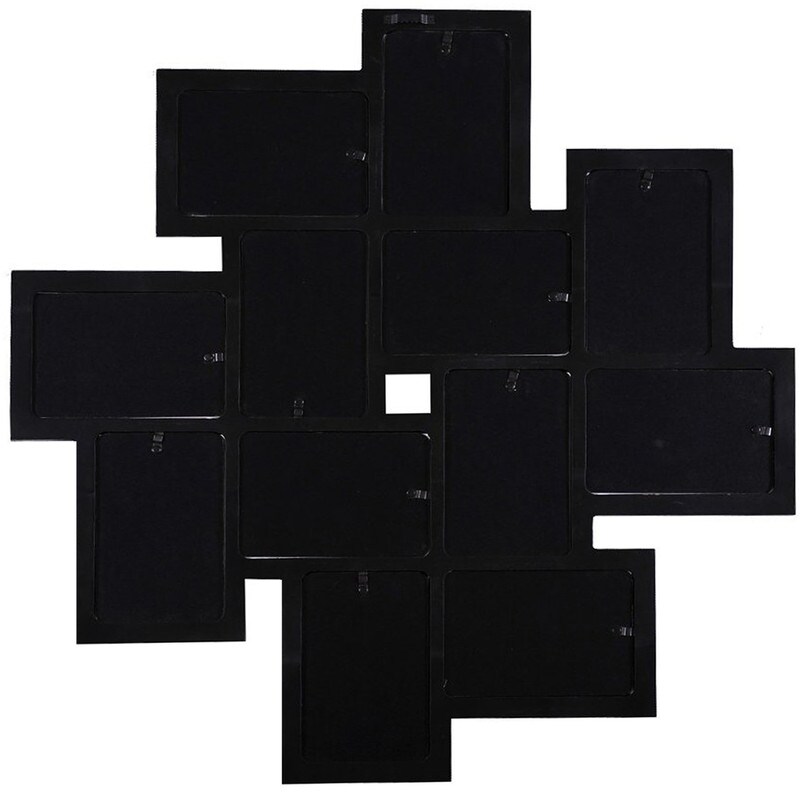 4 Opening Black 4 x 6 Collage Frame, Basics by Studio Décor