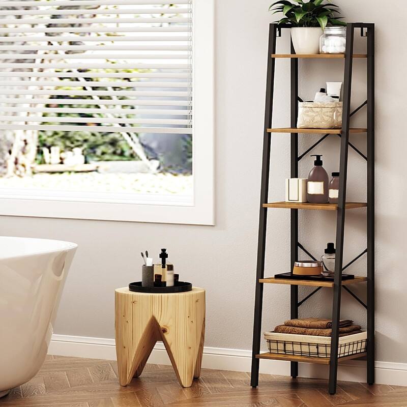 Ladder Shelf - 13.4"D x 11.8"W x 63"H