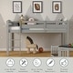preview thumbnail 18 of 31, Costway Twin Low Loft Bunk Junior Bed Bedroom Wooden Guard Rail Ladder