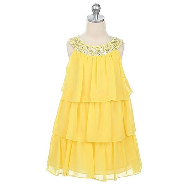 2t yellow dress