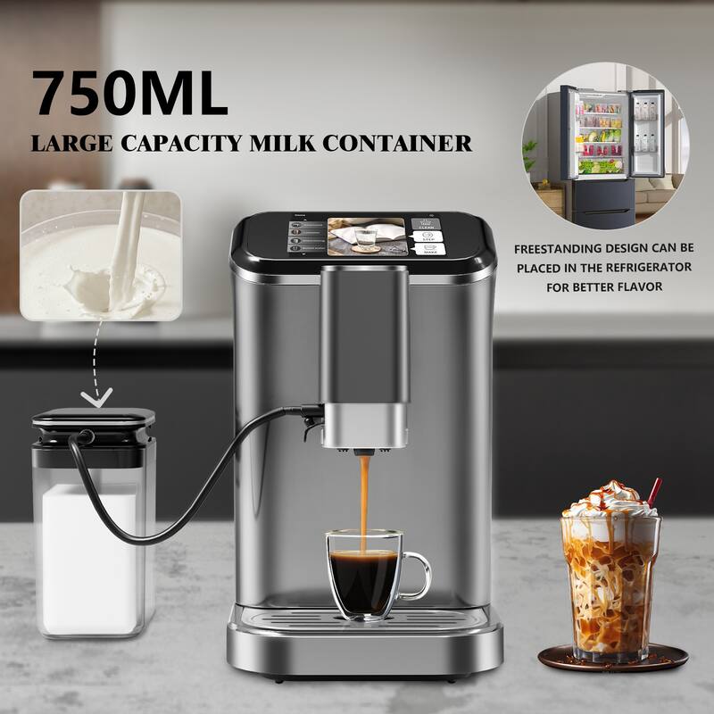 Fully Automatic Espresso Machine, 20 Bar, 1350W