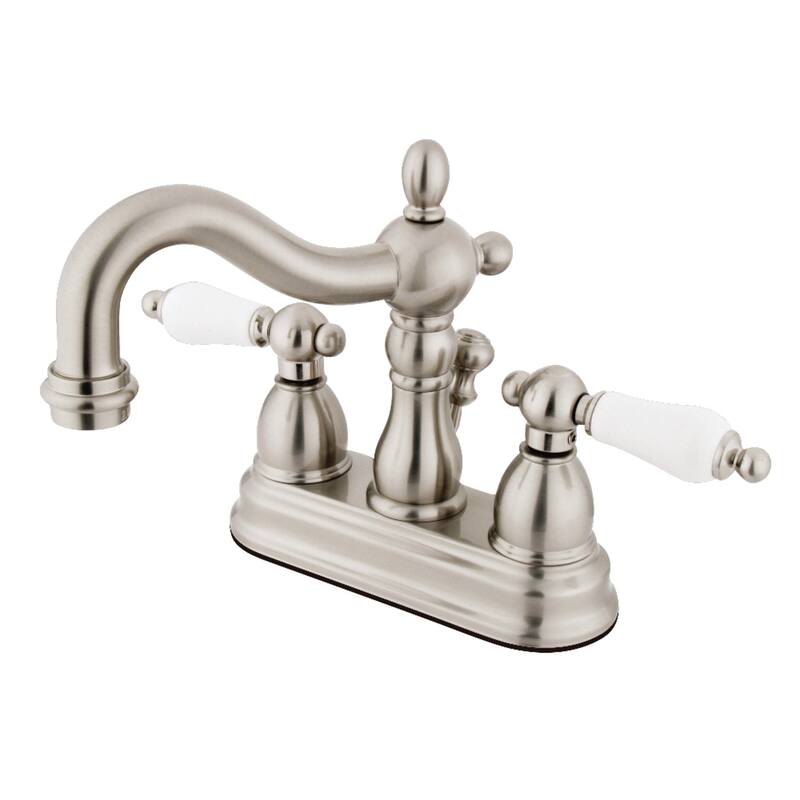 Heritage 4 in. Centerset Bathroom Faucet - Brushed Nickel