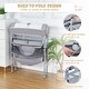 preview thumbnail 4 of 6, Portable Baby Changing Table with 2 Drawers,Height Adjustable