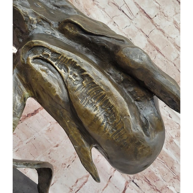 Abstract Bronze Whale Sculpture – Unique Marine Art For Coastal Decor By Dali