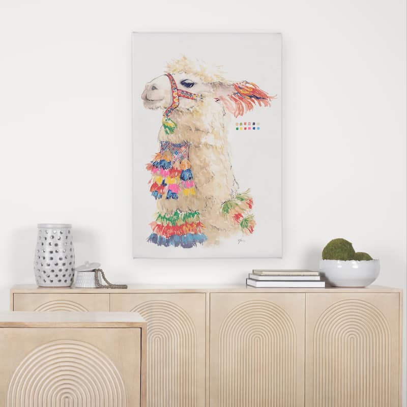 Lama III (30 x 45) Canvas Art Print