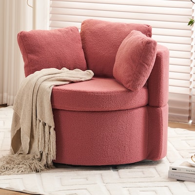 Multifunctional Teddy Fabric Chair for Living Room