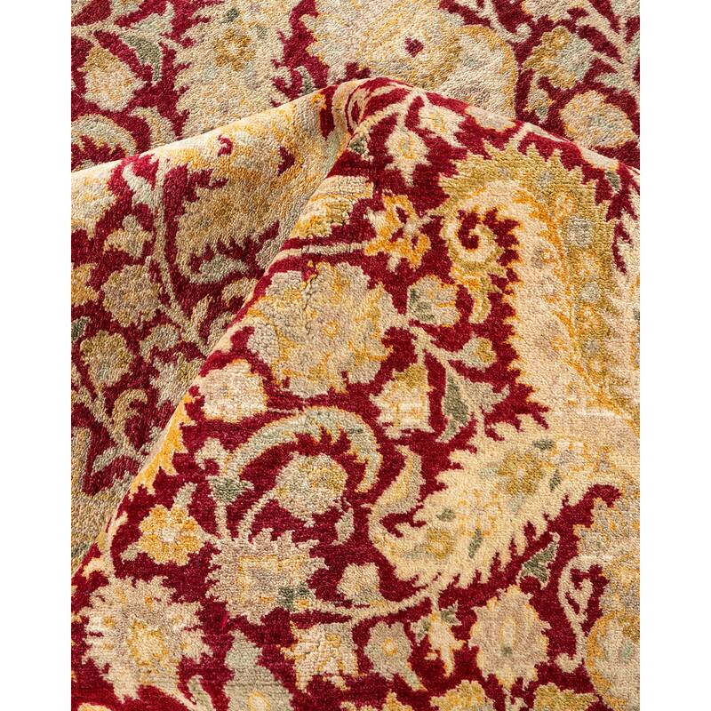 Overton Hand Knotted Wool Vintage Inspired Traditional Mogul Re Area Rug - 9 x 12
