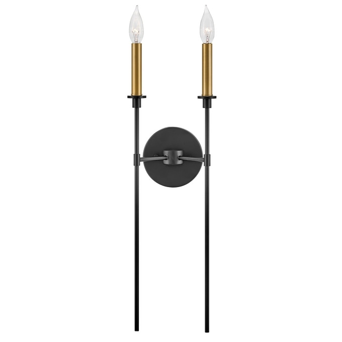 Lark 83072 Hux 2 Light 24" Tall Wall Sconce