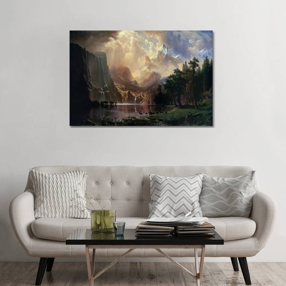 iCanvas "Among Sierra Nevada In California" by Albert Bierstadt Canvas Print